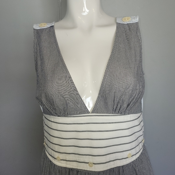 Free People Striped Nautical Dress, VGUC, Size 4 - Picture 2 of 8